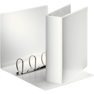 Esselte vinduesringbind i A4 med 4DR og 86 mm rygbredde i farven hvid