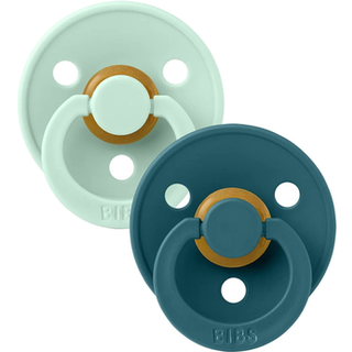 BIBS Sut Colour 2-pak Latex Størrelse 1, Nordic Mint/Forest Lake