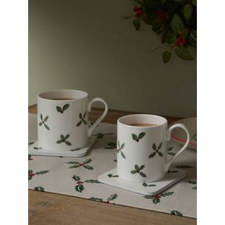 Sophie Allport Sophie Allport White Holly & Berry Mug