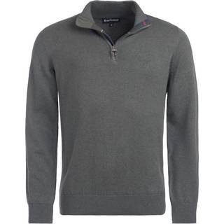 Barbour Lifestyle Cotton Half Zip Olive Marl