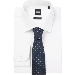 Slips i silkeblanding med dobbelte B-monogrammer i mikrojacquard