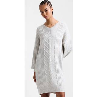 French Connection French Connection Natural Marine Cable Knit Jumper Dress - Small