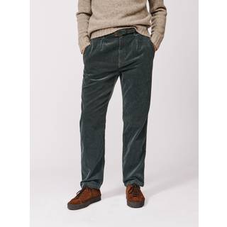Aubin Aubin Green Barrowby Cord 100% Cotton Trousers