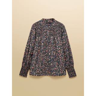 Joules Joules Silvia Langærmet Bluse med Flæsehals og Smock