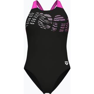 Arena Women's Flowing Swimsuit V Back Badedragt Damer størrelse 44 farve sort