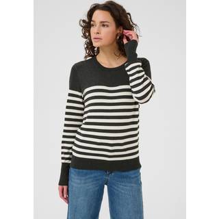 Pullover - Strik - KAlizza - DGM/Turtledove Half Stripe - Kaffe