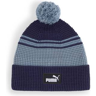 PUMA Essentials Mid Crown Pom Beanie, Accessories, Navy/Mix, OSFA