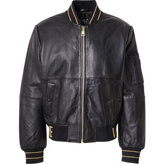 Versace Jeans Couture Leather Jacket Black