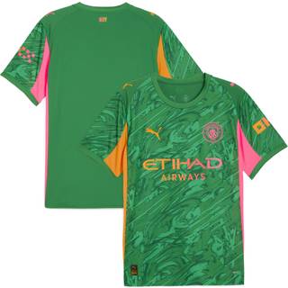 PUMA Manchester City 25/26 Goalkeeper Jersey Men, Sport, Archive Green/Heat Fire, S