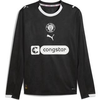 PUMA FC St. Pauli 25/26 Long Sleeve Third Jersey Men, Sport, Black/White, 3XL