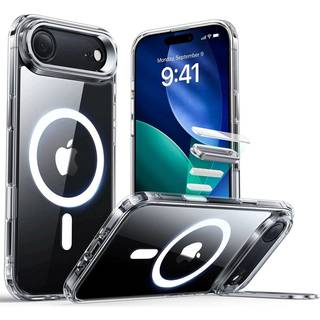 ESR iPhone Air Classic Hybrid Stash Cover m. Kickstand - MagSafe Kompatibel - Gennemsigtig