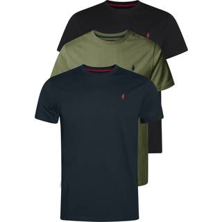 MCS Herre T-shirts 3-pak Mix Sort/Grøn/Marineblå