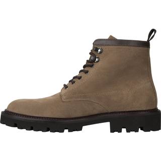 BOSS Black Herren Schnürboots beige Glattleder