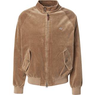 GANT Herre Harrington jakke i jernbanefløjl (L) LIGHT TAUPE