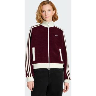 ADIDAS ORIGINALS VELOUR KNIT træningsoverdel - Maroon - XS
