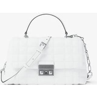 MK Tribeca Medium Quilted Leather Satchel - White - Michael Kors - ONE SIZE