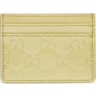 Gucci GG Emblem leather card holder - green - One Size