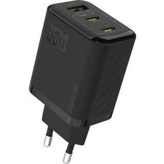 Dudao A29 multiport GaN oplader 65W PD/QC (2xUSB-C/1xUSB-A) - Sort