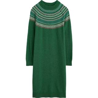Seasalt Cornwall Seasalt Cornwall Green Bird Ring Fair Isle Knitted Dress - 42
