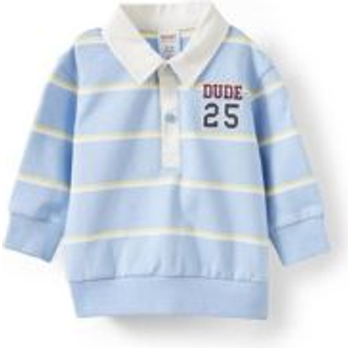 Cotton On Cotton On Blue Gabe Rugby Polo T-Shirt