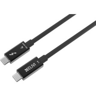 Elivi Thunderbolt 4 kabel 0,5m (sort)