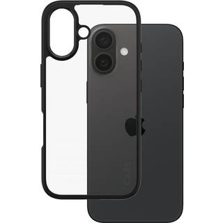 CARE by PanzerGlass iPhone 16 FLAGSHIP Urban Combat Cover - Transparent / Black Frame