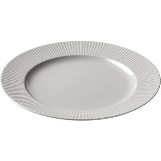Aida Groovy Tallerken 27 Cm Grey - Middagstallerkner Stentøj Grå - 88372