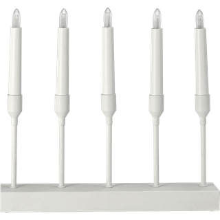 Scandi Living Kindle portabel adventstage 30 cm Hvid