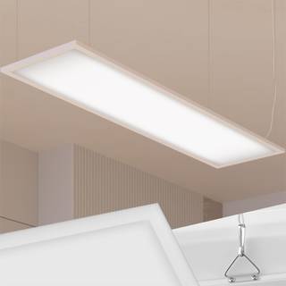 LED panel Lucerna, ultraflad, varm hvid, strømbesparende - 119,5 x 29,5 cm