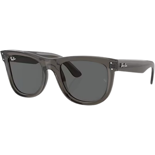 Ray-Ban RBR0502S Wayfarer Reverse 6707GR 50 Solbriller Mænd Krystalklar - Transparent Dark Grey - 50mm