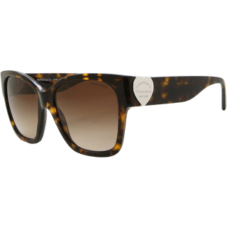 Tiffany Kvinde TF4216 80153B Solbriller Acetat Skildpadde Brun Firkantet Normal Skygge