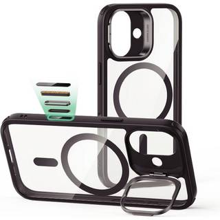 iPhone 17 ESR HaloLock Classic Hybrid Kickstand MagSafe Cover - sort / klar