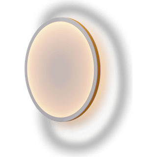 Muuto Calm Væglampe Ø50 White/Orange