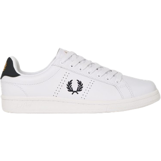 Fred Perry Herren Sneaker weiß Glattleder