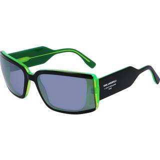 Karl Lagerfeld KL6106S 011 64 Solbriller Mænd Grøn - Transparent Green Black - 64mm
