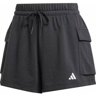 Essentials Small Logo French Terry Cargo shorts - Black / White - 2XL