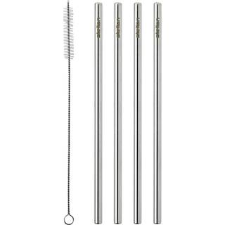 Stelton Stelton genanvendelige sugerør 4-pak Steel