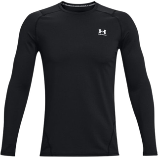 Langærmet T-shirt Under UA CG Armour Fitted Crew-BLK 1366068-001 Størrelse 3XL