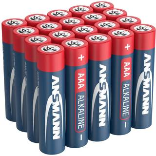 Ansmann 5015538 Batteri alkalisk, Micro AAA/LR03, pakke med 20