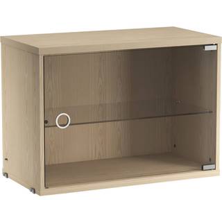 String Skab Med Glasdør 30x58 Cm Asketræ - Hyldesystemer (modulære) Askefinér Ash - VS5830-06-1
