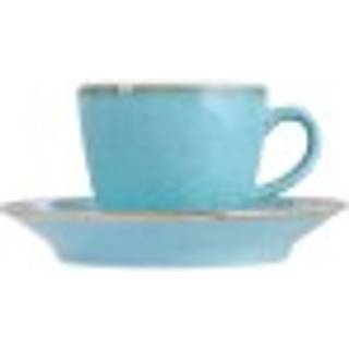 Kaffekop og underkop Alumilite Årstider, 80 ml, Turkis - Porland