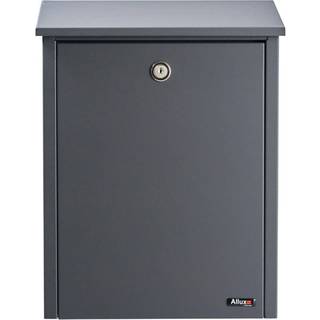 Allux 200 postkasse med cylinderlås, antracit