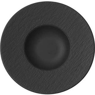 Villeroy & Boch Manufacture Rock Pastatallerken 27,8 Cm - Dybe tallerkner Porcelæn Sort - 10-4239-2790