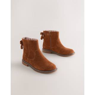 Next Tan Brown Suede Water Repellent Ankle Boots