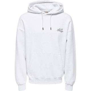 ONLY & SONS Ceres Chill Oversize Hoodie Sweatt Super Light Grey Melange