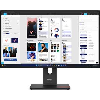 Lenovo ThinkVision T32UD-40 LED display 80 cm (31.5") 3840 x 2160 pixel 4K Ultra HD LCD Sort