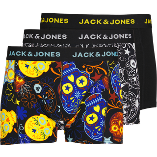 Jack & Jones 3pak figursyede underbukser/boksershorts i sort til herre