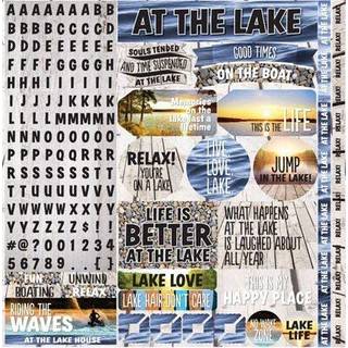 Lake Life 12x12 Variety Stickers