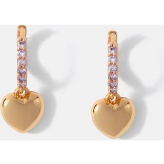 Mint Velvet Mint Velvet Gold Plated Diamante Hoop Earrings