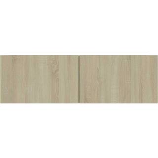 Tv-Bord 80X30X30 Cm Konstrueret Træ - 1 / 100 cm / Sonoma-eg